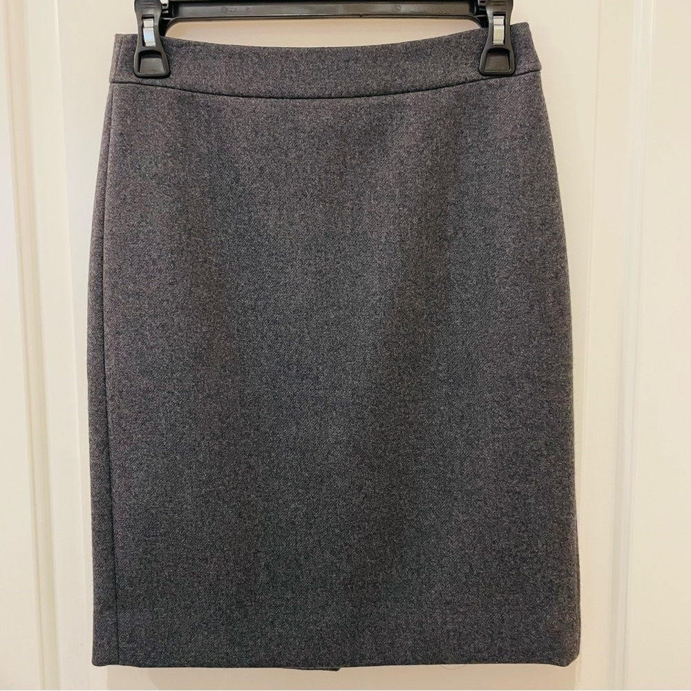 J Crew No 2 Pencil Skirt in double serge wool